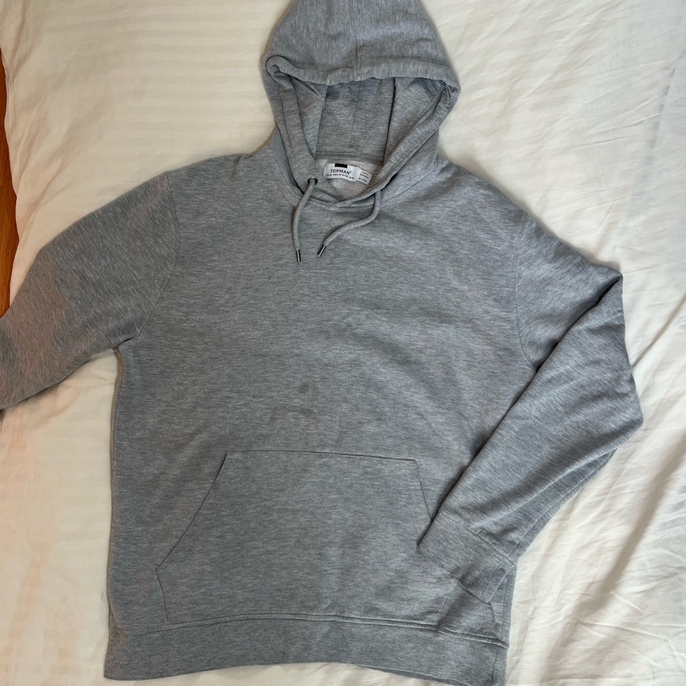 Topman Light Gray Men's Hoodie